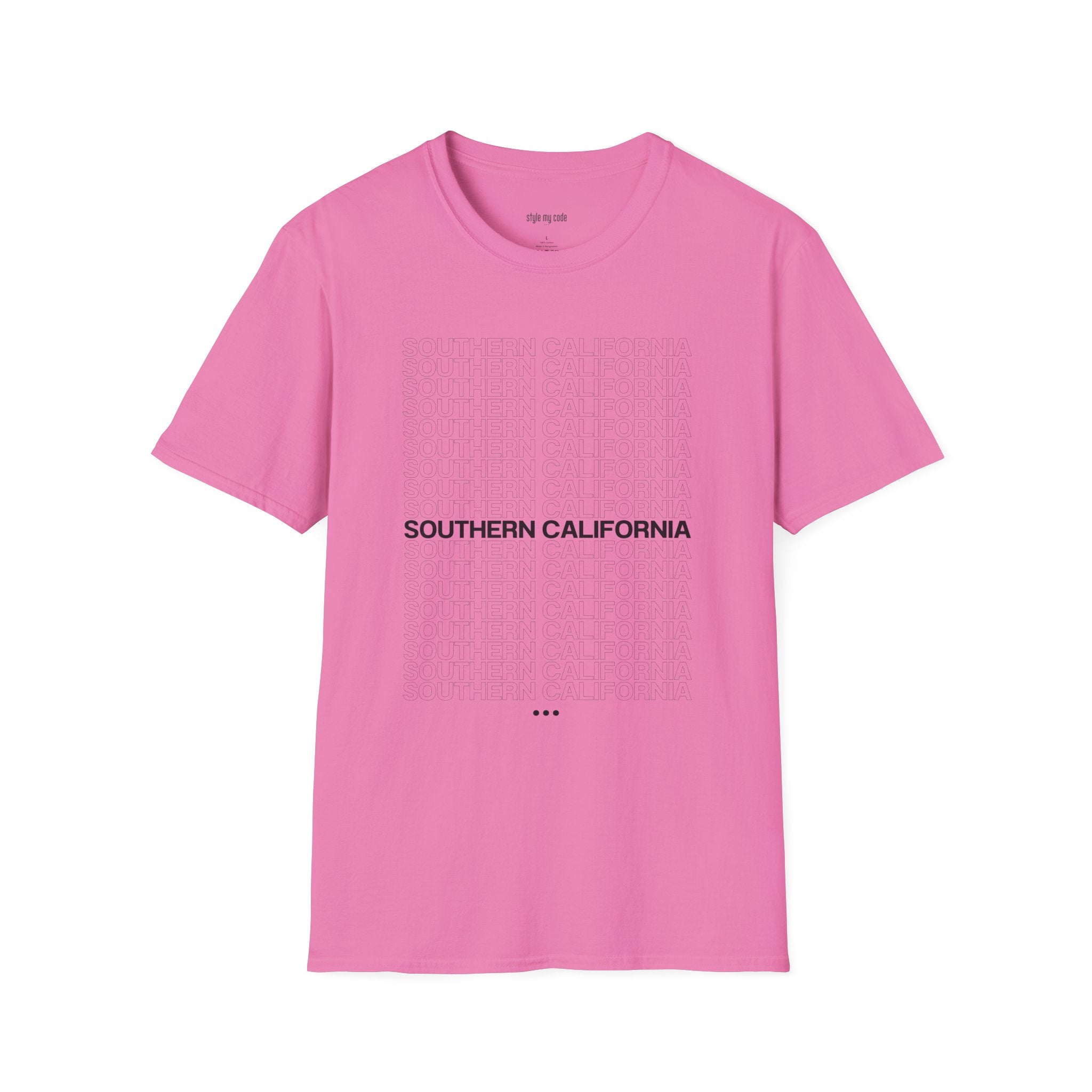 Southern California Unisex Softstyle T-Shirt - Casual Vibe for Everyday Wear