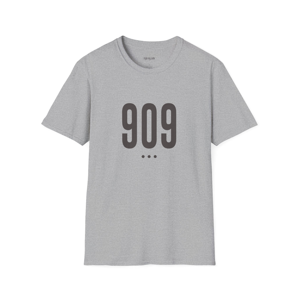 909 Logo Front Unisex Soft-style T-Shirt