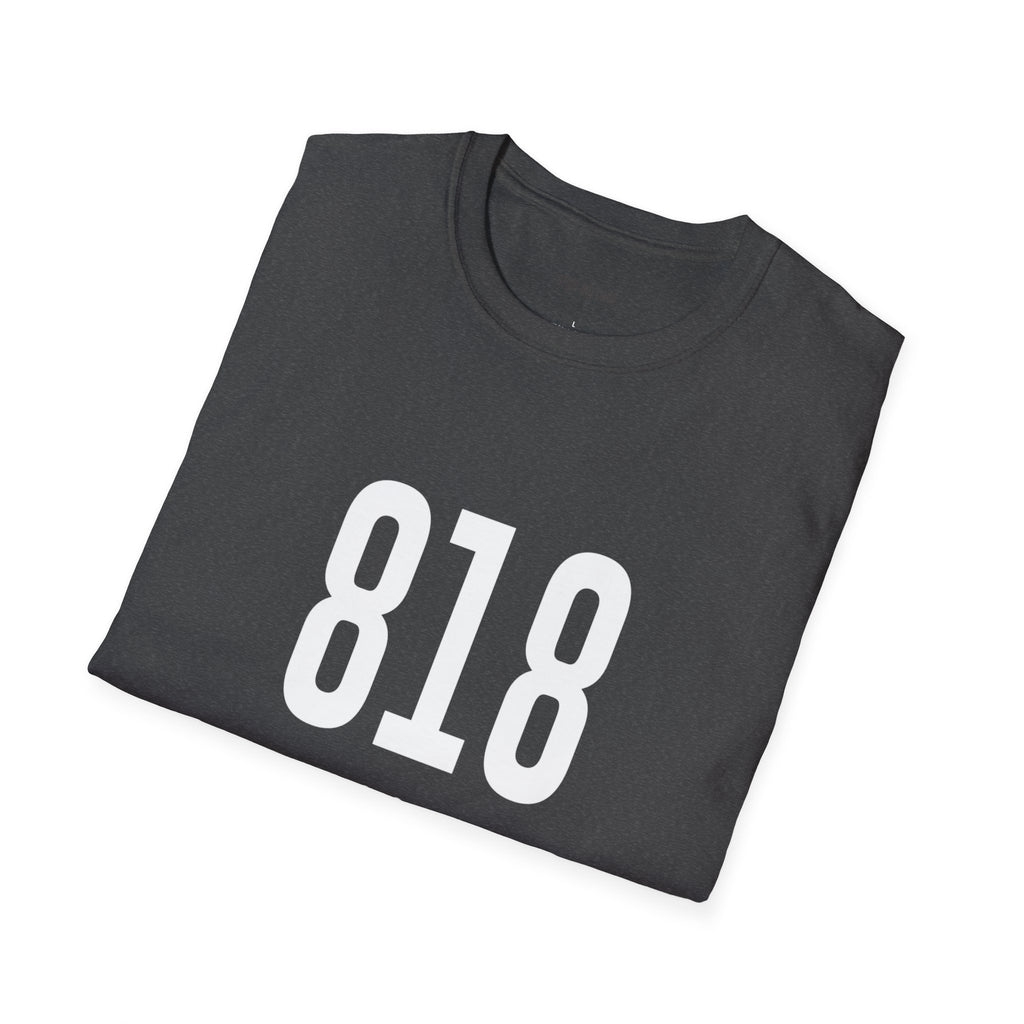 818 White Logo Front T-Shirt