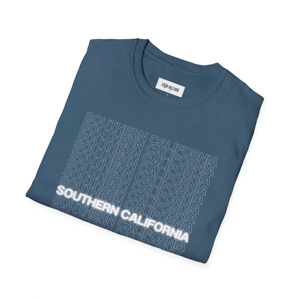 Southern California Unisex Softstyle T-Shirt - Casual Graphic Tee for Everyday Wear
