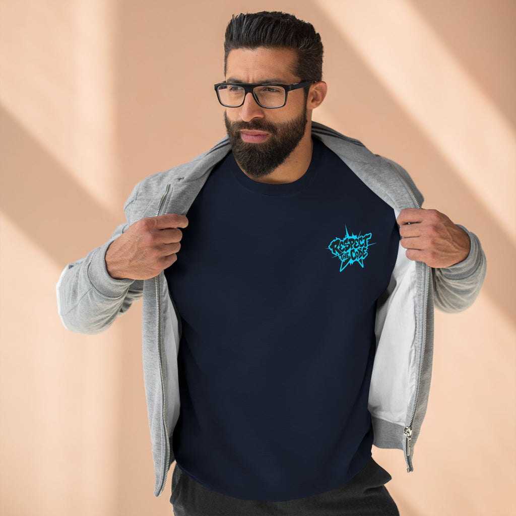 "Respect the Code" Crewneck Sweatshirt — Streetwear Graphic Pullover
