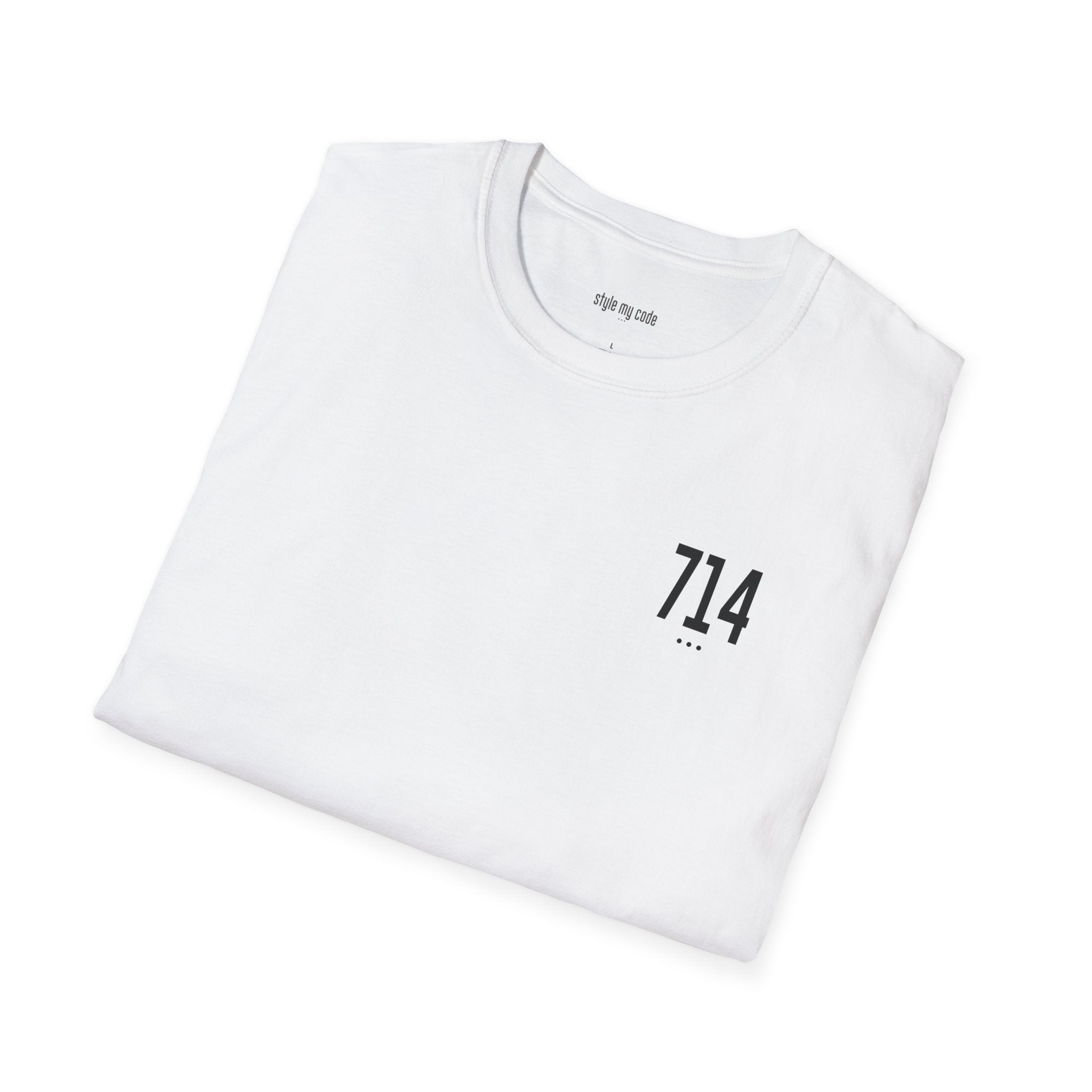 714 Black Logo T-Shirt