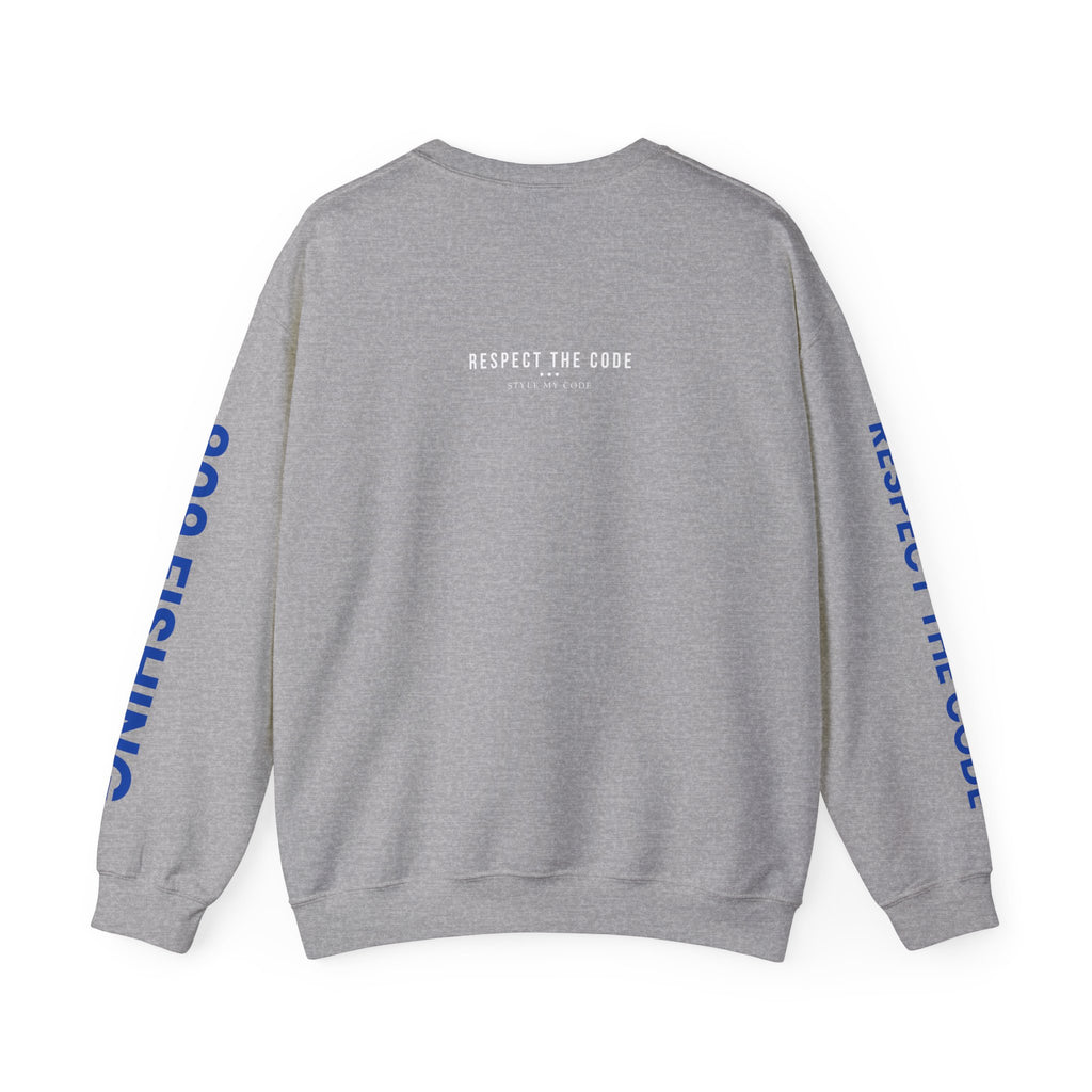 '909 Fishing' Crewneck Sweatshirt - for the Inland Empire Fisherman
