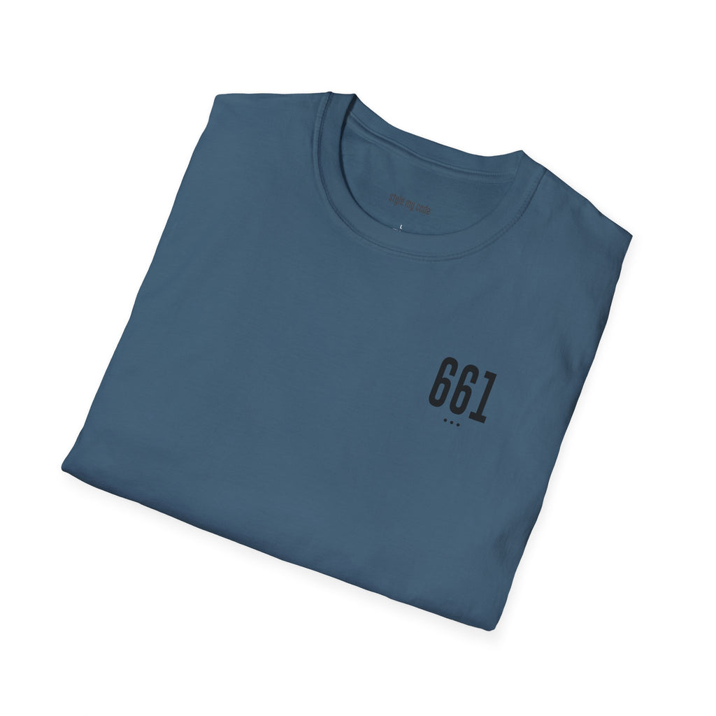 661 Unisex Black Logo Soft-style T-Shirt