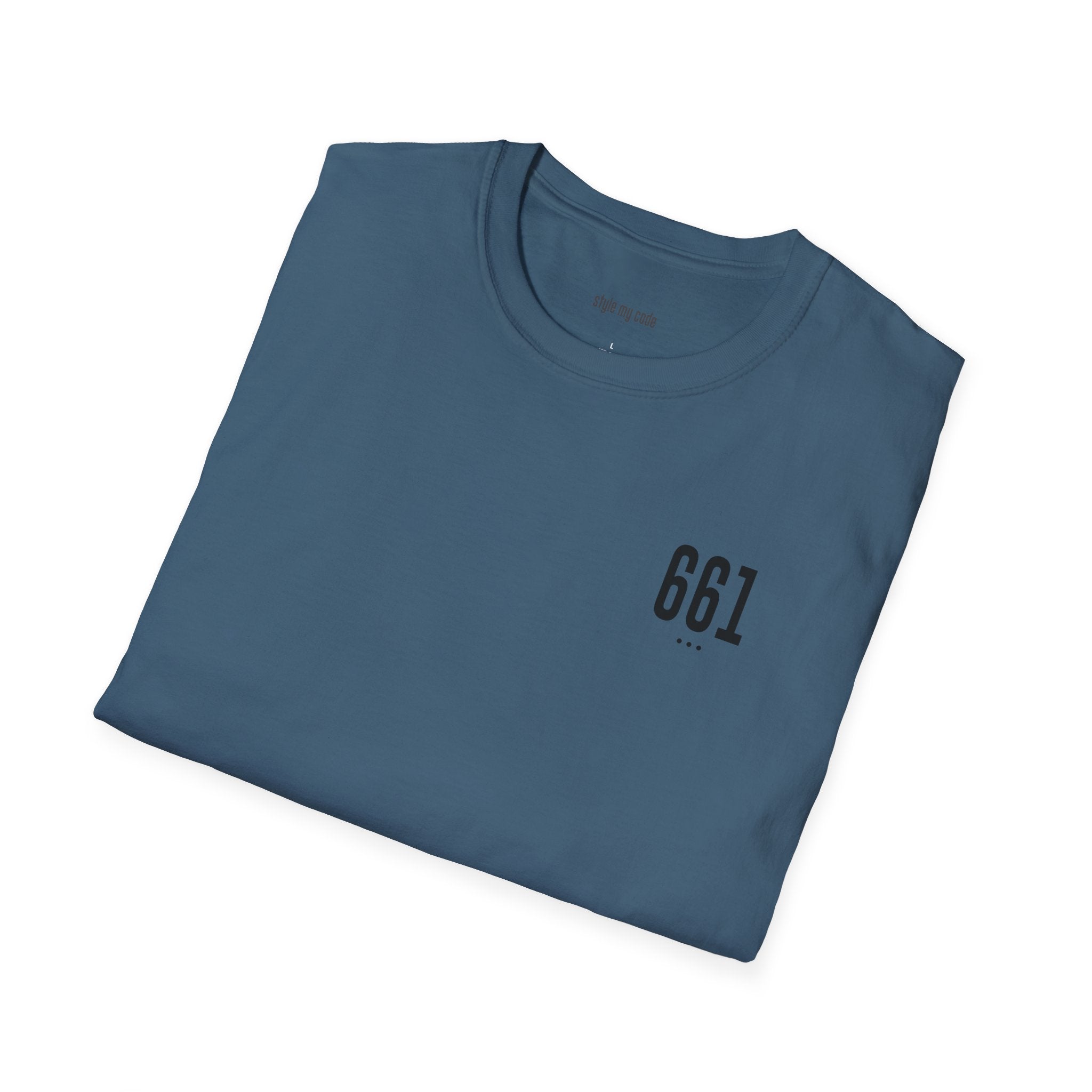 661 Unisex Black Logo Soft-style T-Shirt