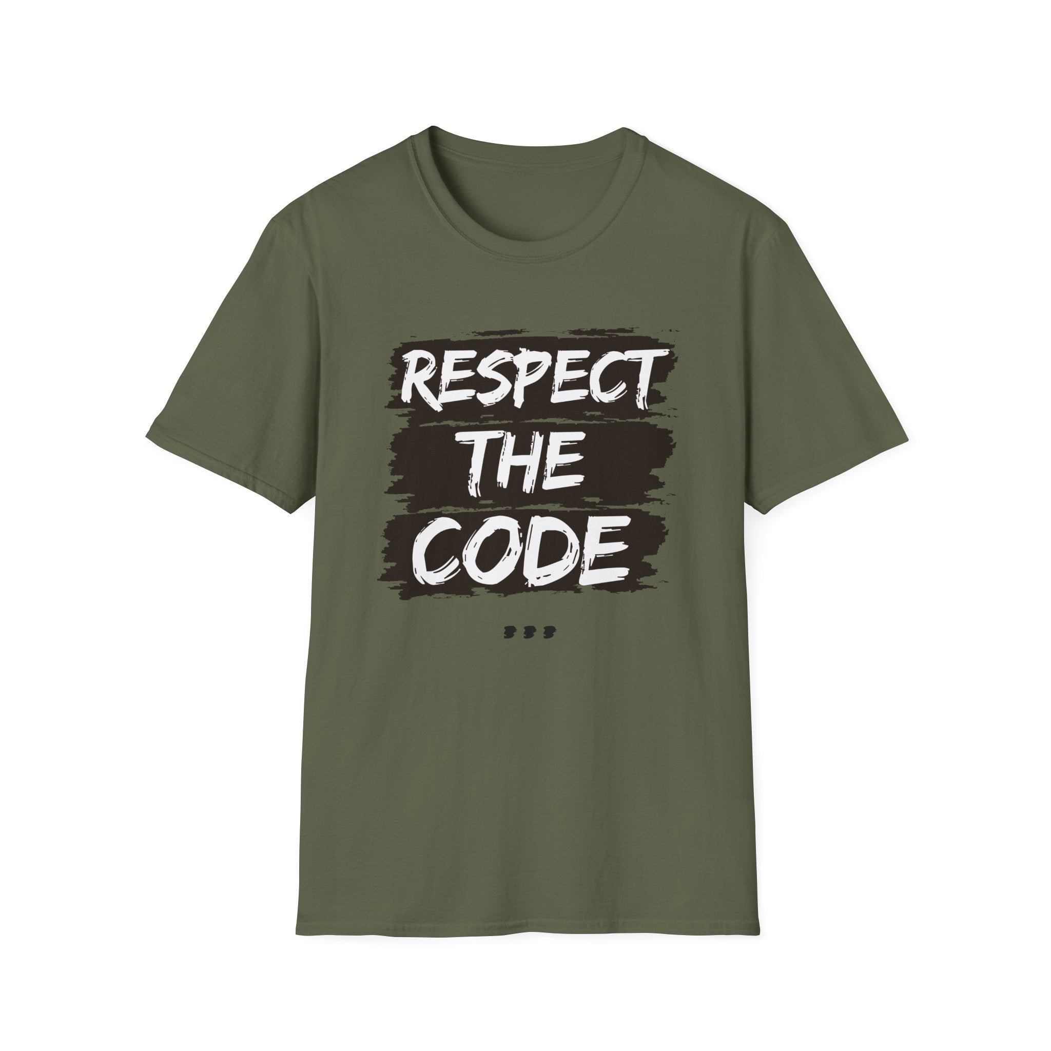 Respect the Code Unisex T-Shirt | Comfortable Graphic Tee for Everyday Wear | Perfect Gift for Artists, Creatives & Code Lovers