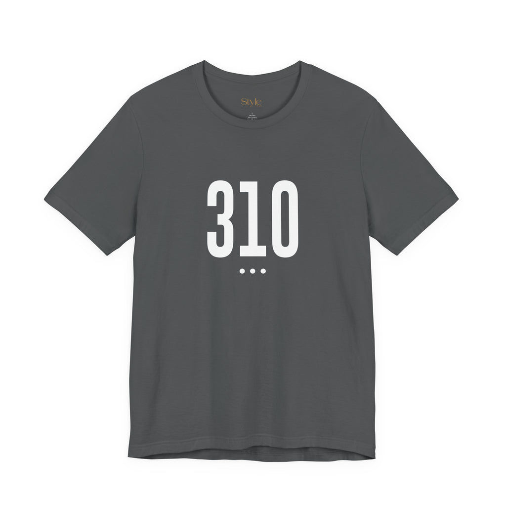 310 White Code Southern California Unisex Tee