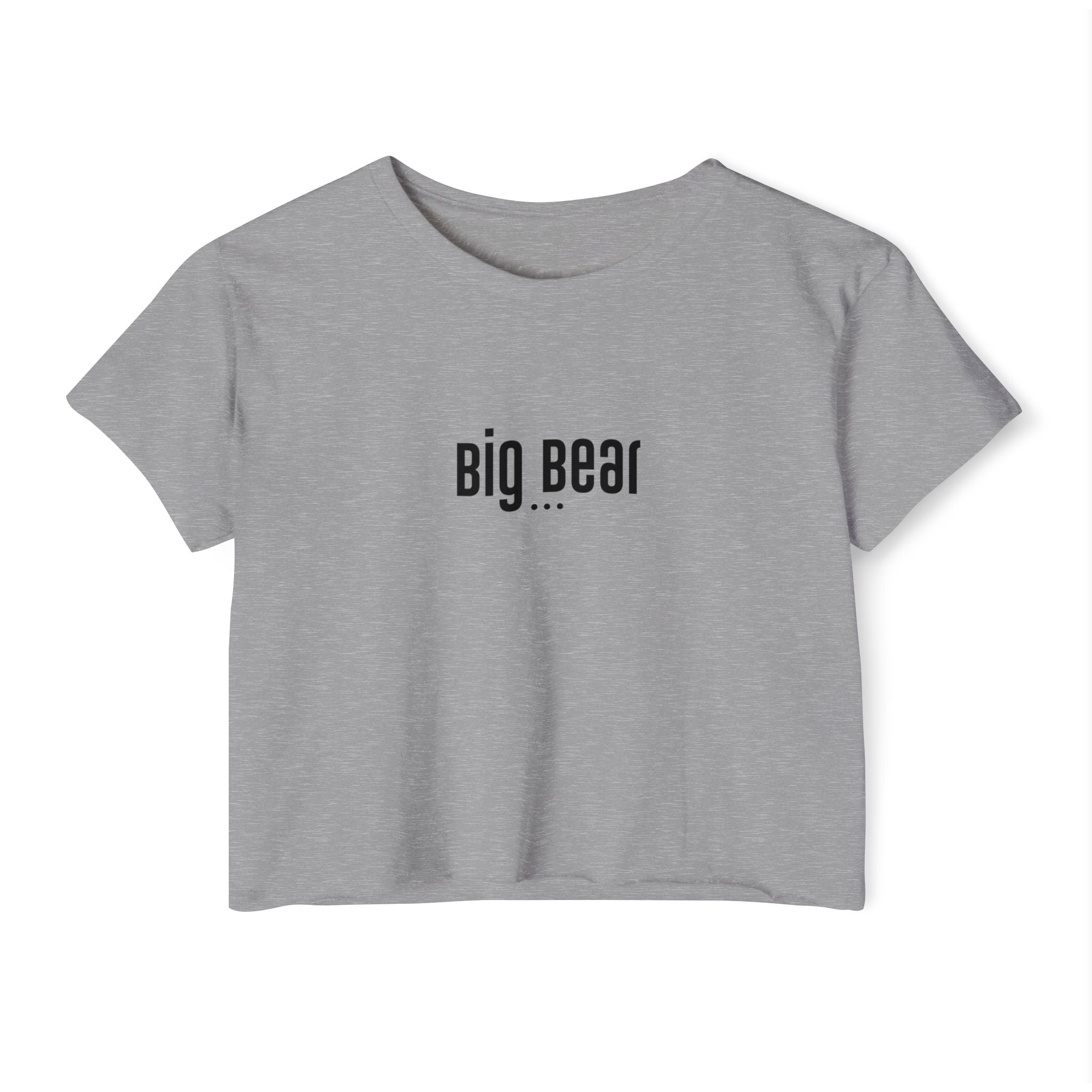 Women's Festival Crop Top - "Big Bear" Graphic Tee