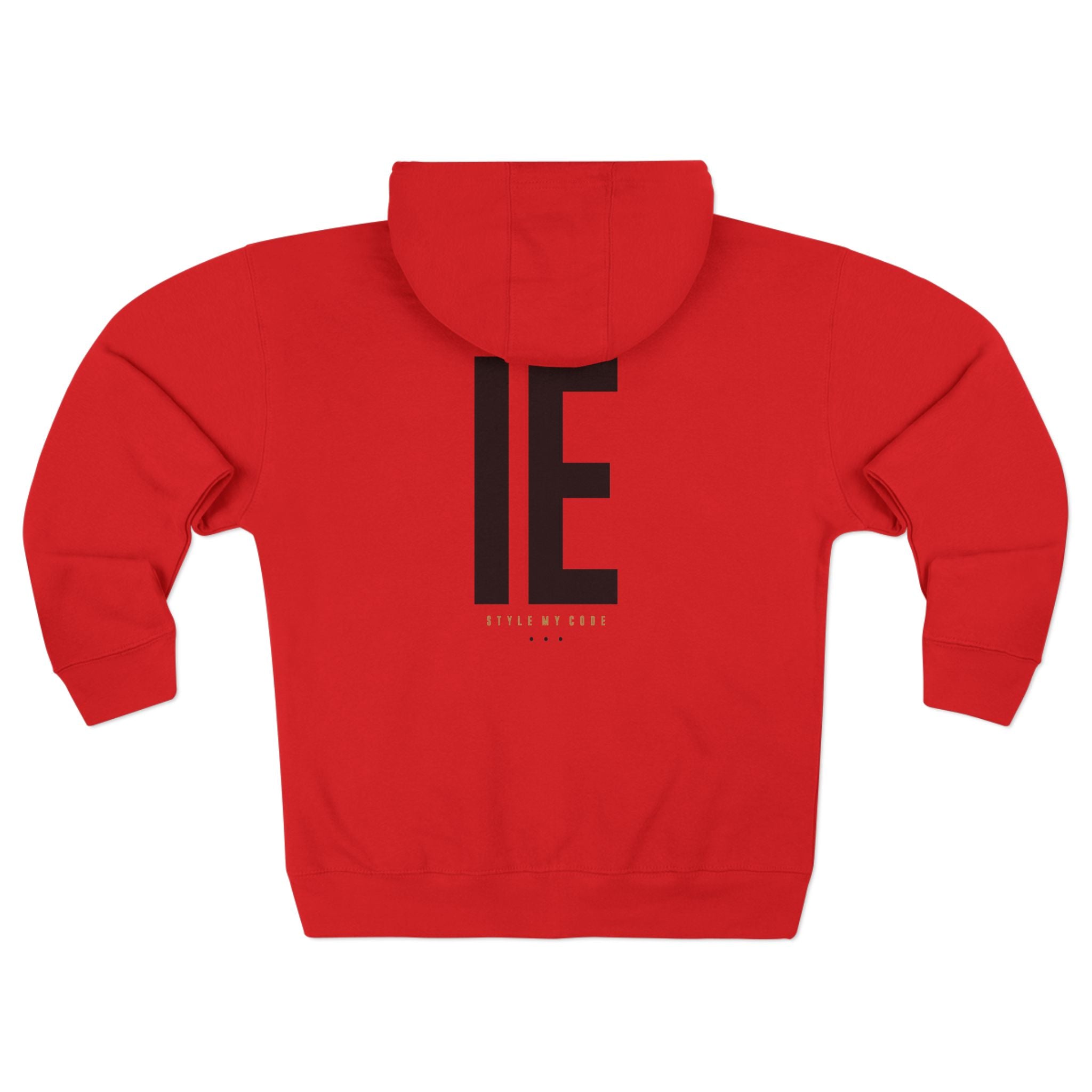 909 IE Street Style Unisex Zip Hoodie, Comfortable Layer, Great for Athleisure, Urban Fashion