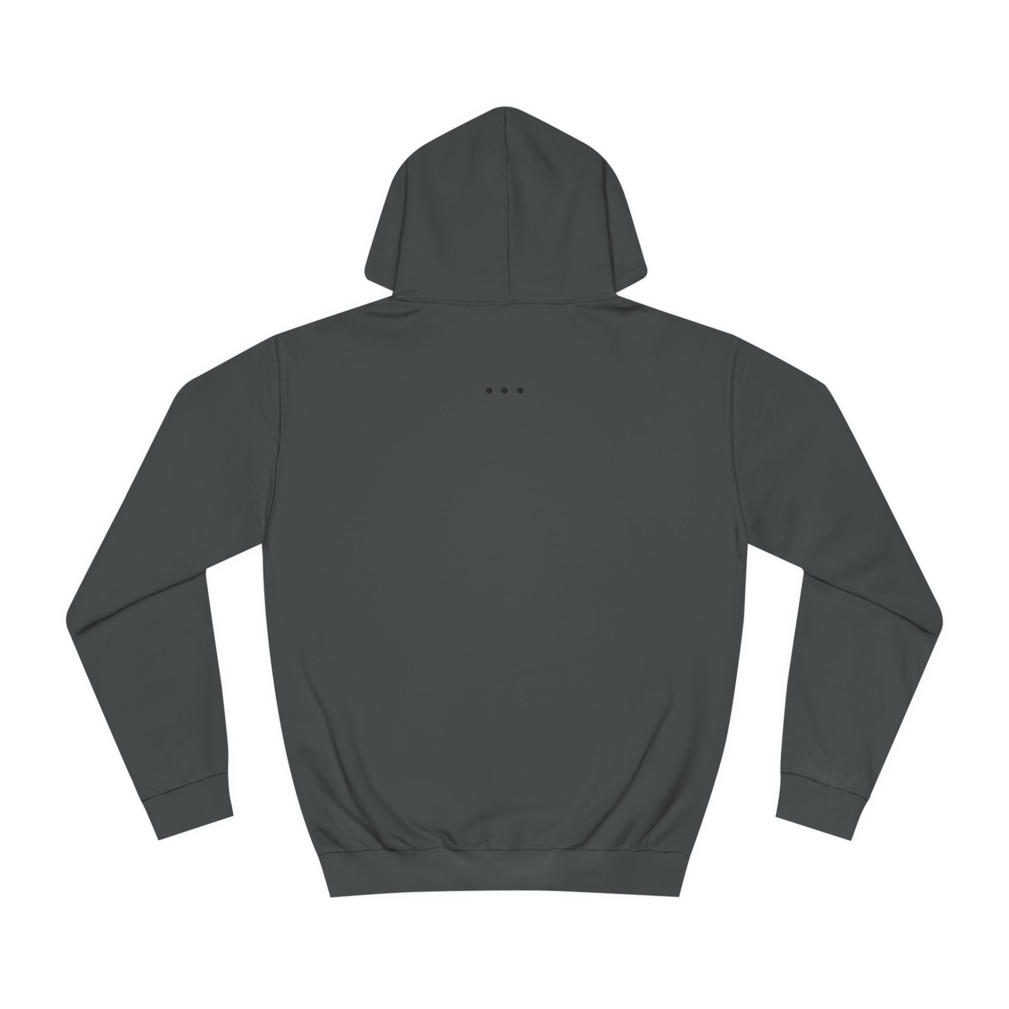 657 Black Logo Front College Hoodie
