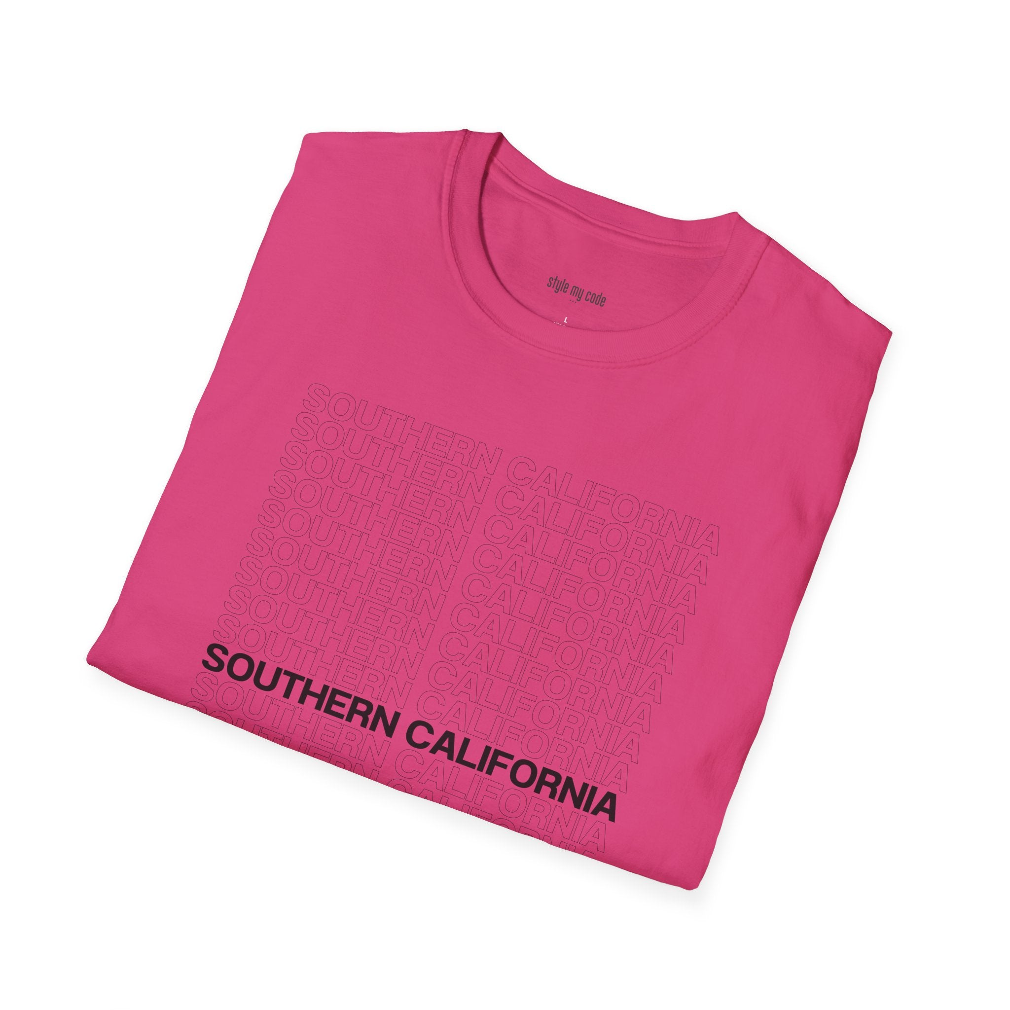 Southern California Unisex Softstyle T-Shirt - Casual Vibe for Everyday Wear