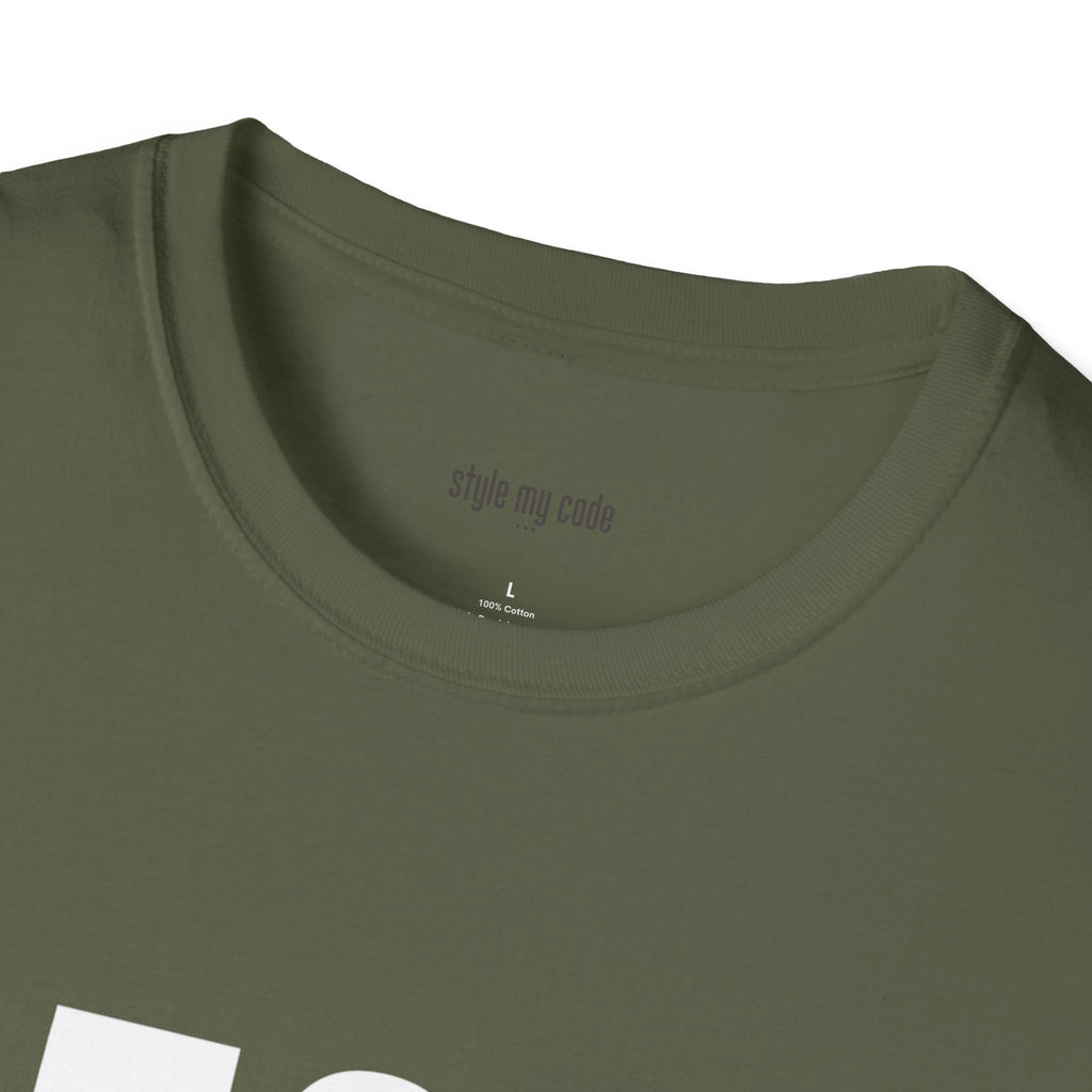 562 White Logo Front Unisex Softstyle T-Shirt