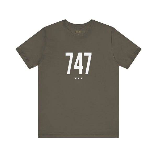 747 White Code Southern California Unisex Tee