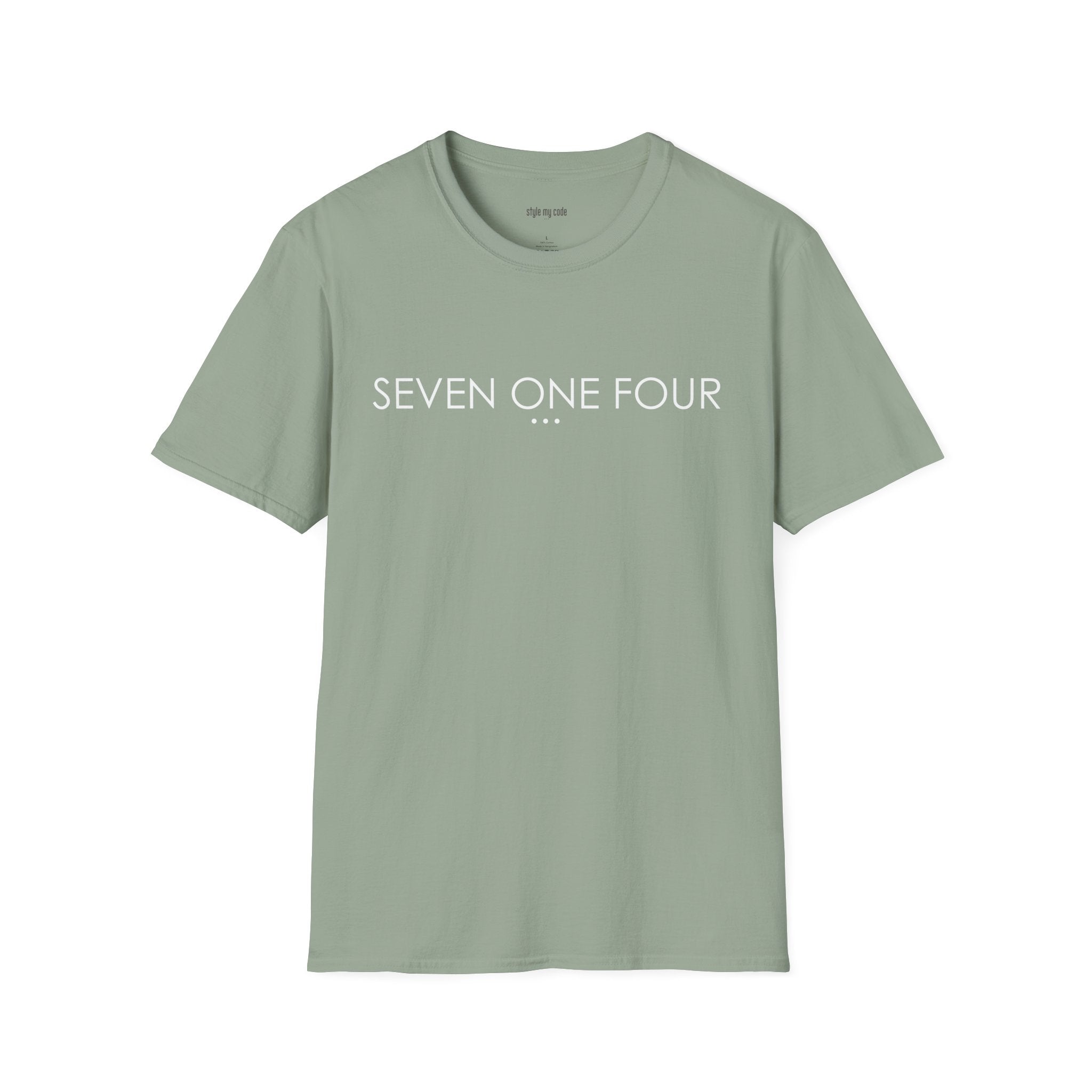 "SEVEN ONE FOUR" Design T-Shirt