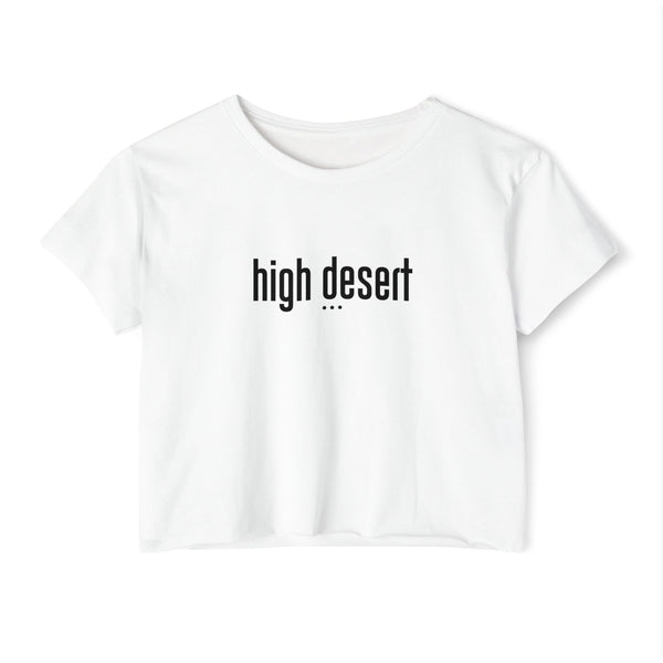 "High Desert" Graphic Crop Tee for Summer Vibes