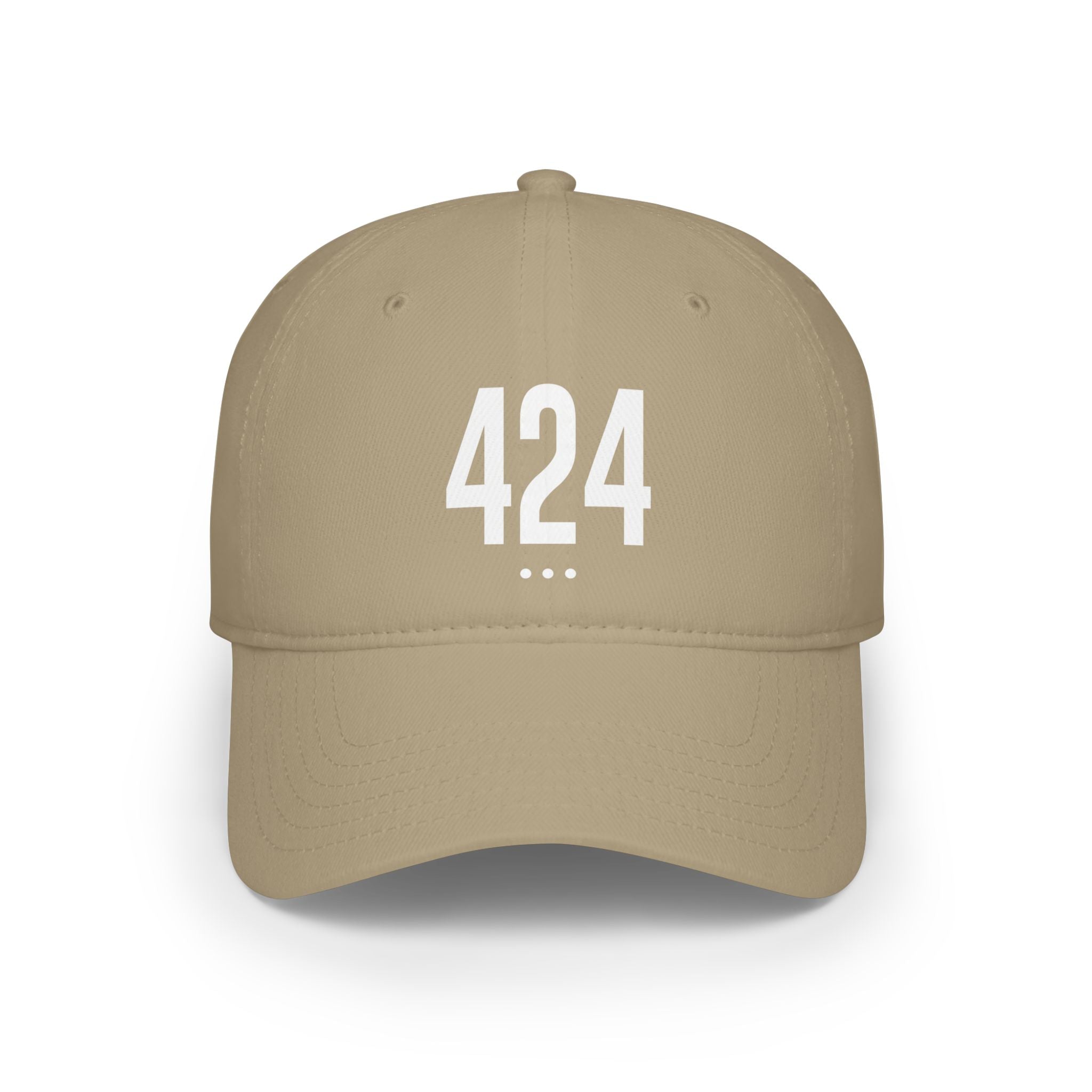 424  White Logo Low Profile Baseball Cap