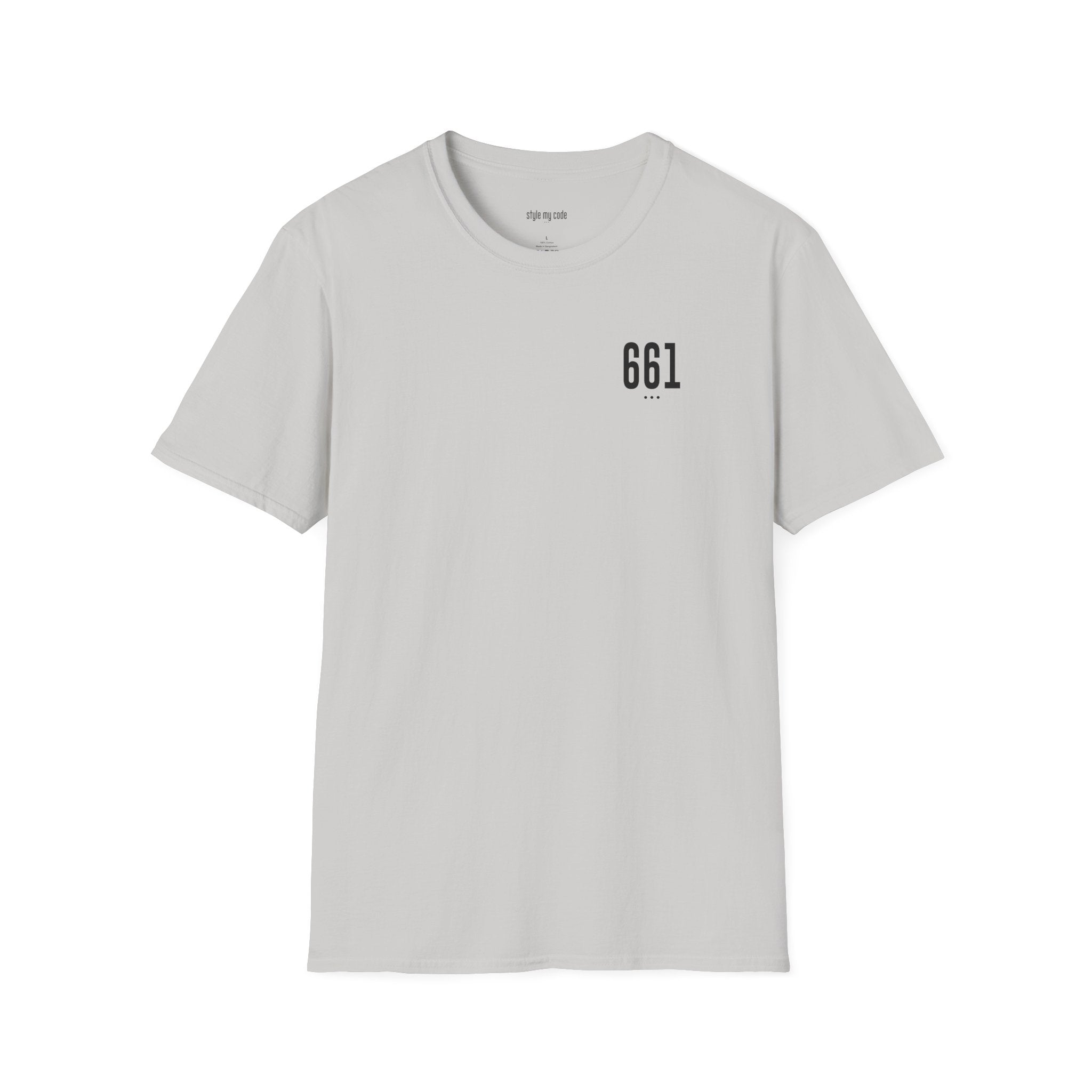 661 Unisex Black Logo Soft-style T-Shirt