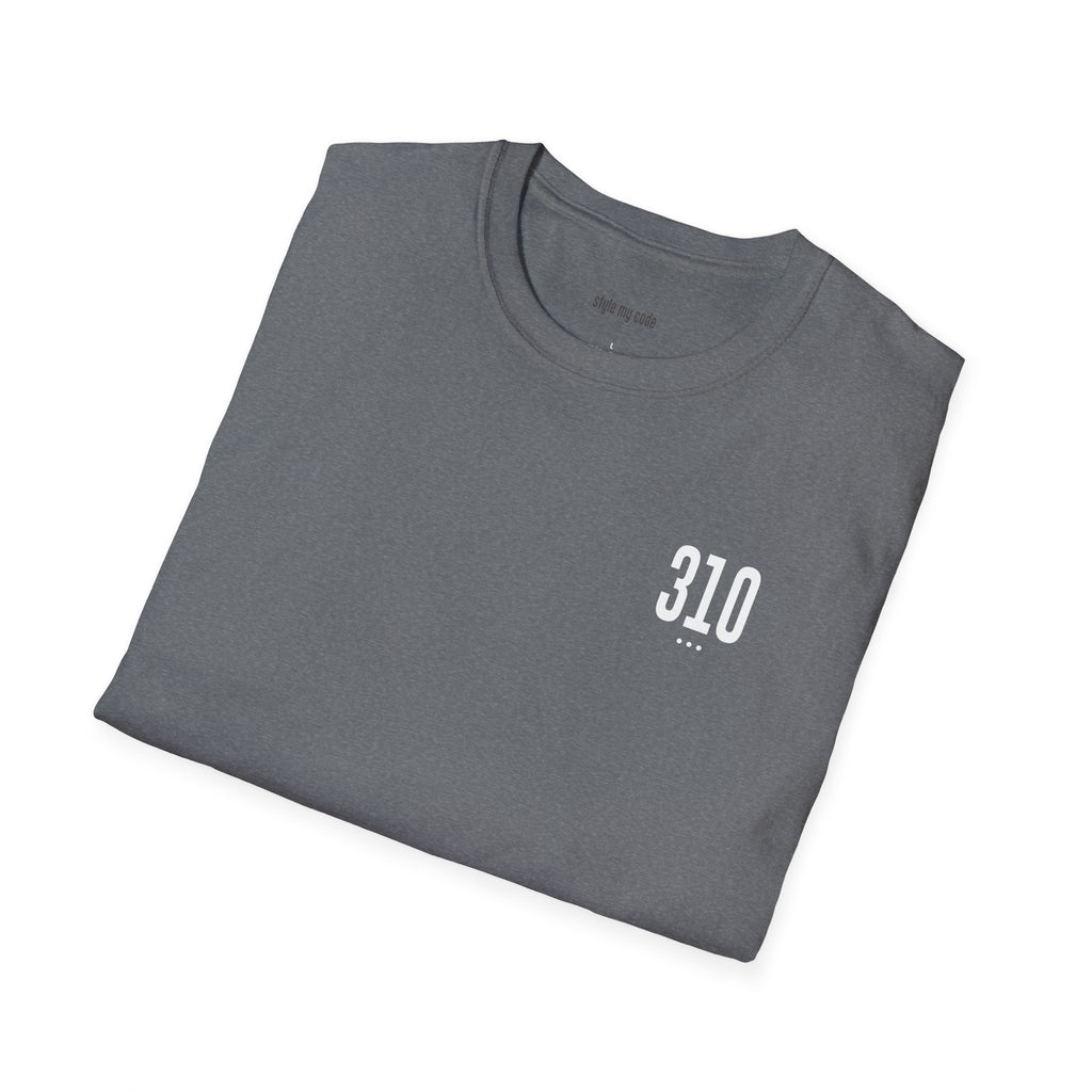 310 White Logo Unisex Softstyle T-Shirt