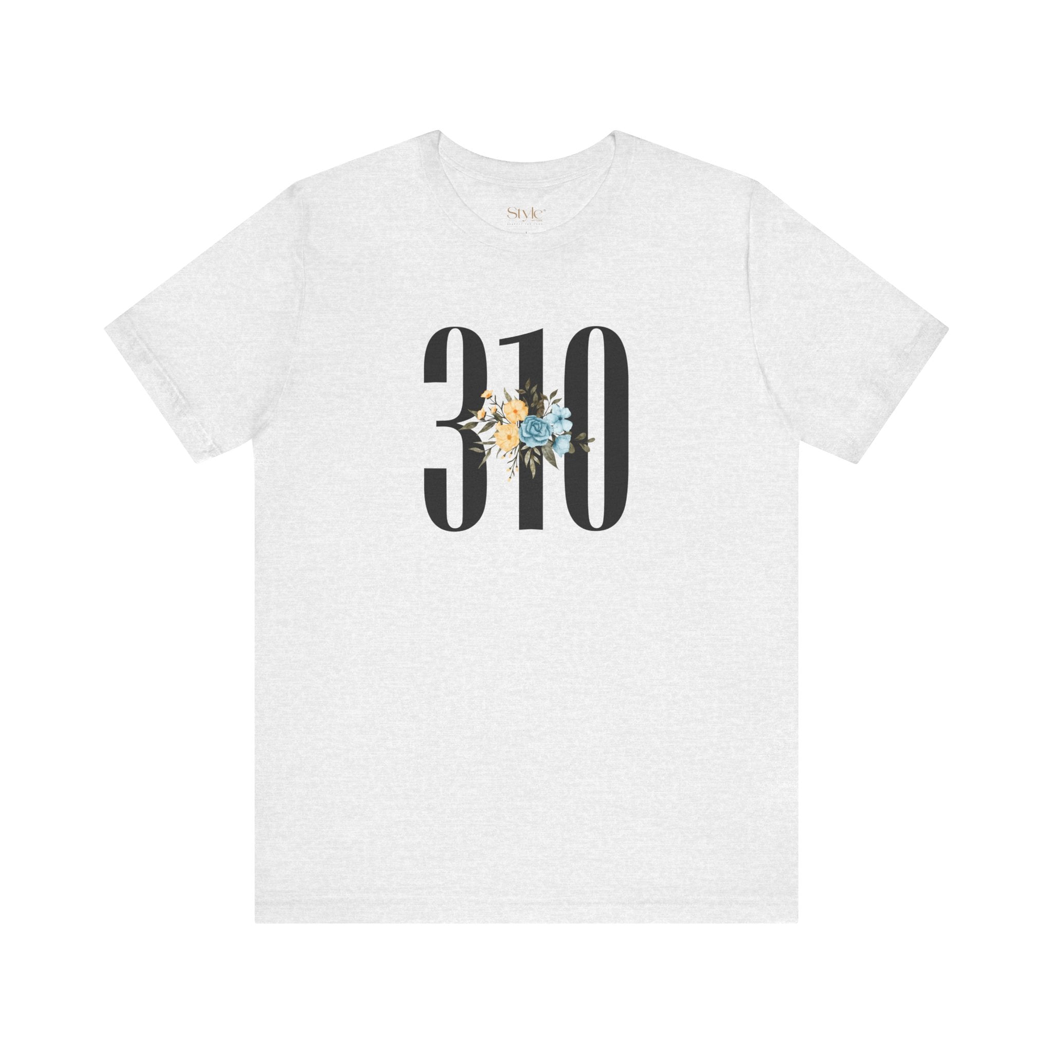 Floral 310 Unisex Tee - Casual, Gift, Birthday, Floral Design, Vintage Style