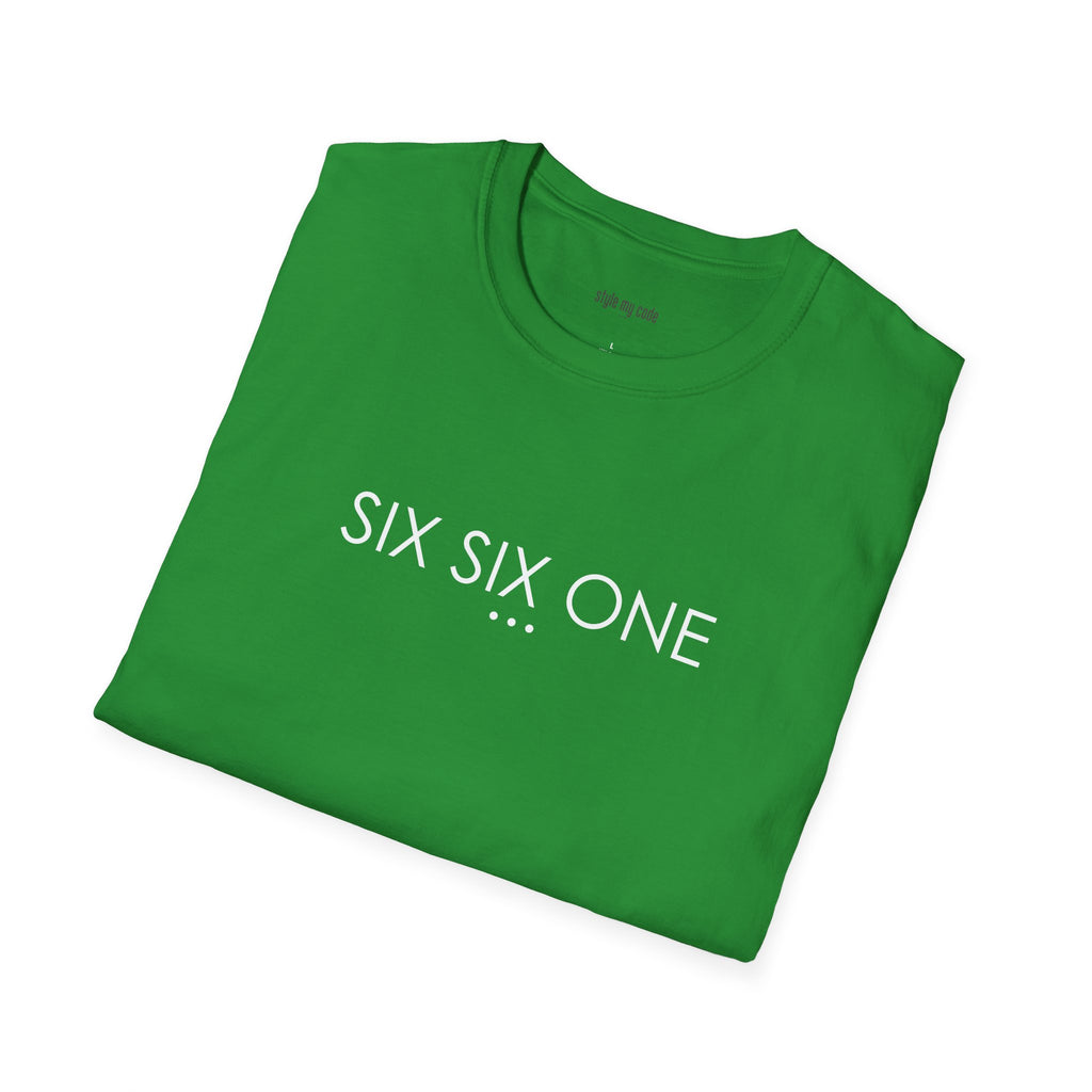 "SIX SIX ONE" Design T-Shirt