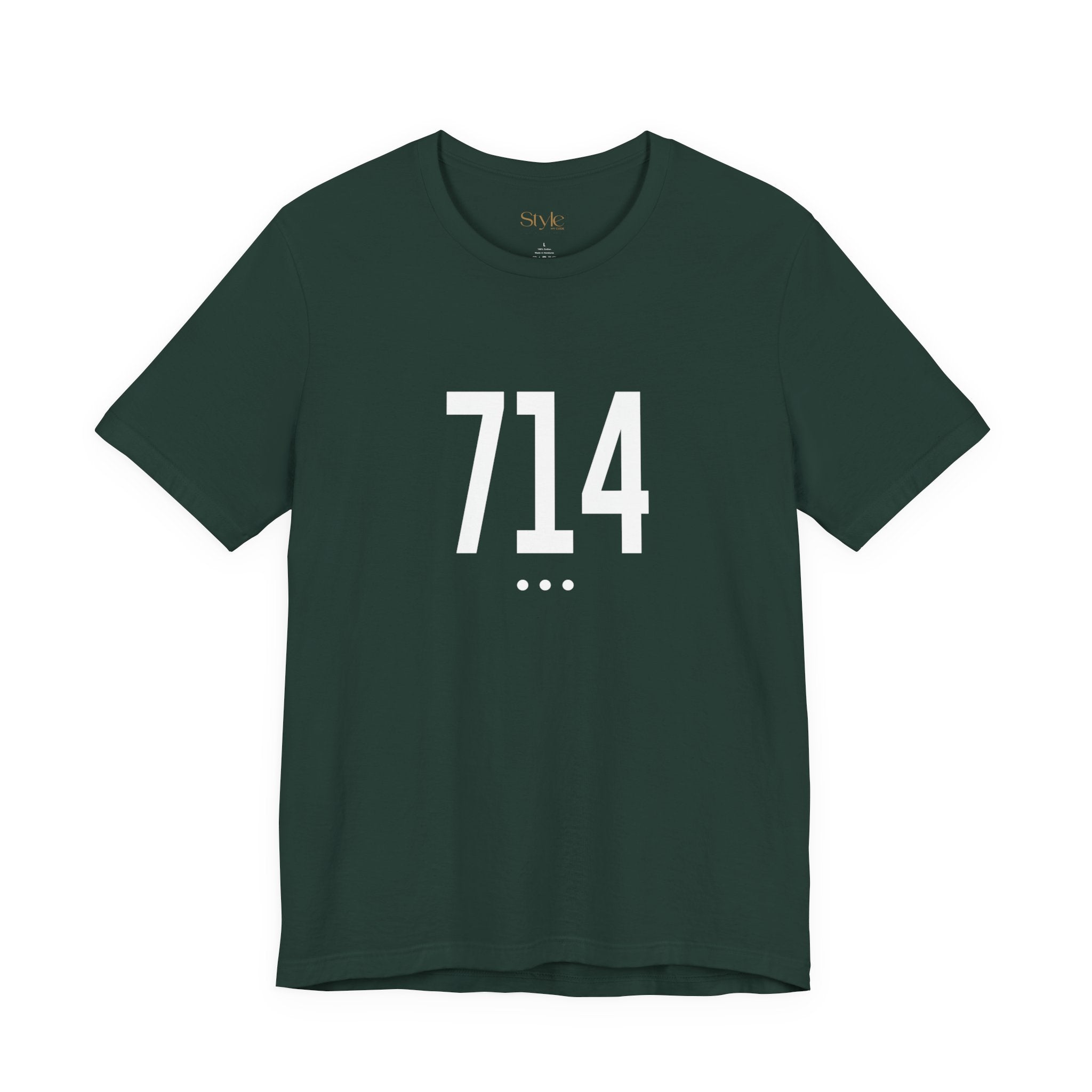 714 White Code Southern California Unisex Tee