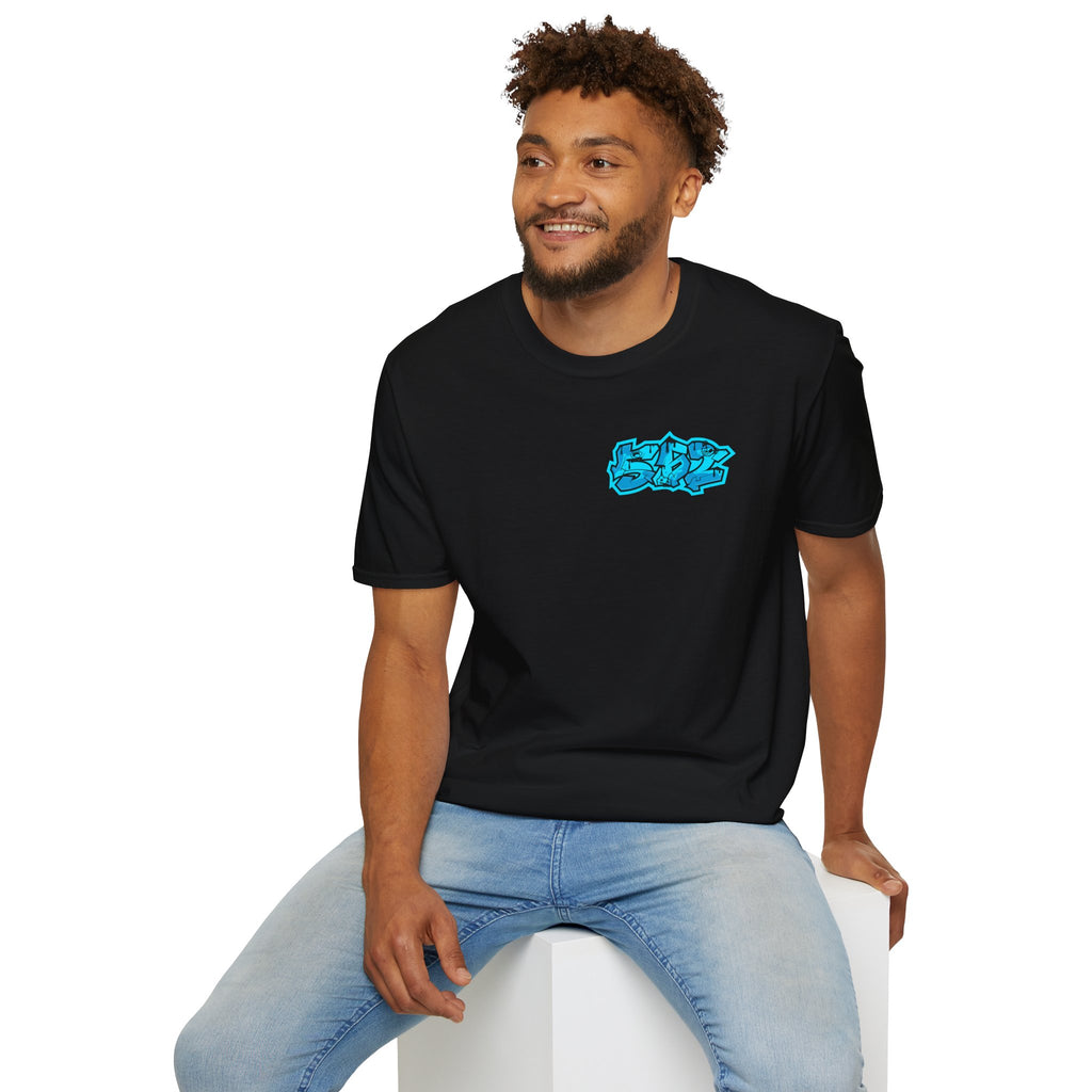 Graffiti Style '562' Streetwear T-Shirt — Urban Skate/Skatepark Tee