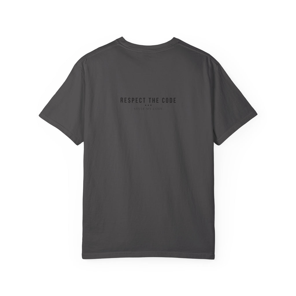 Respect the Code 213 Black and White Graffiti T-Shirt