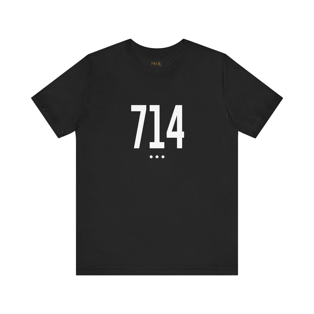 714 White Code Southern California Unisex Tee