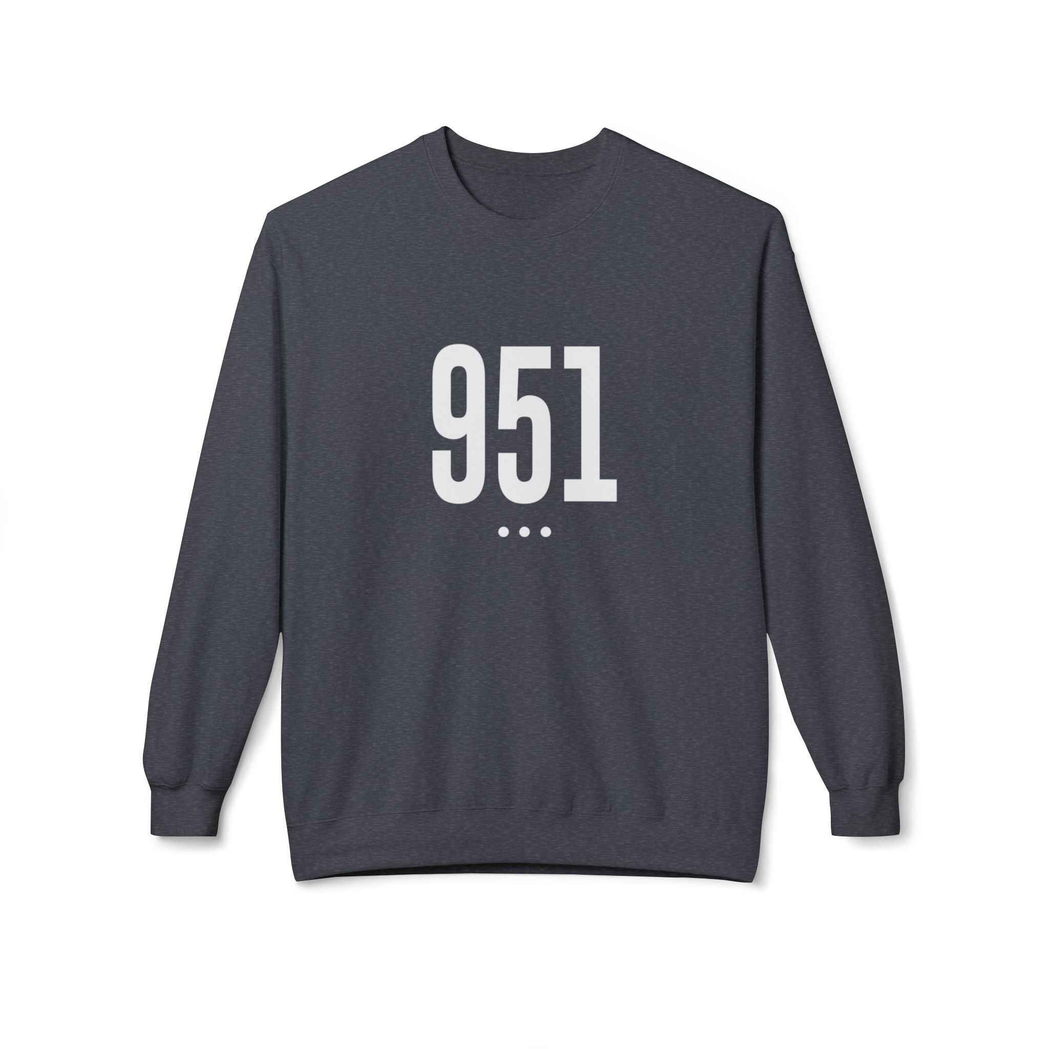 951 White Logo Front Sweatshirt