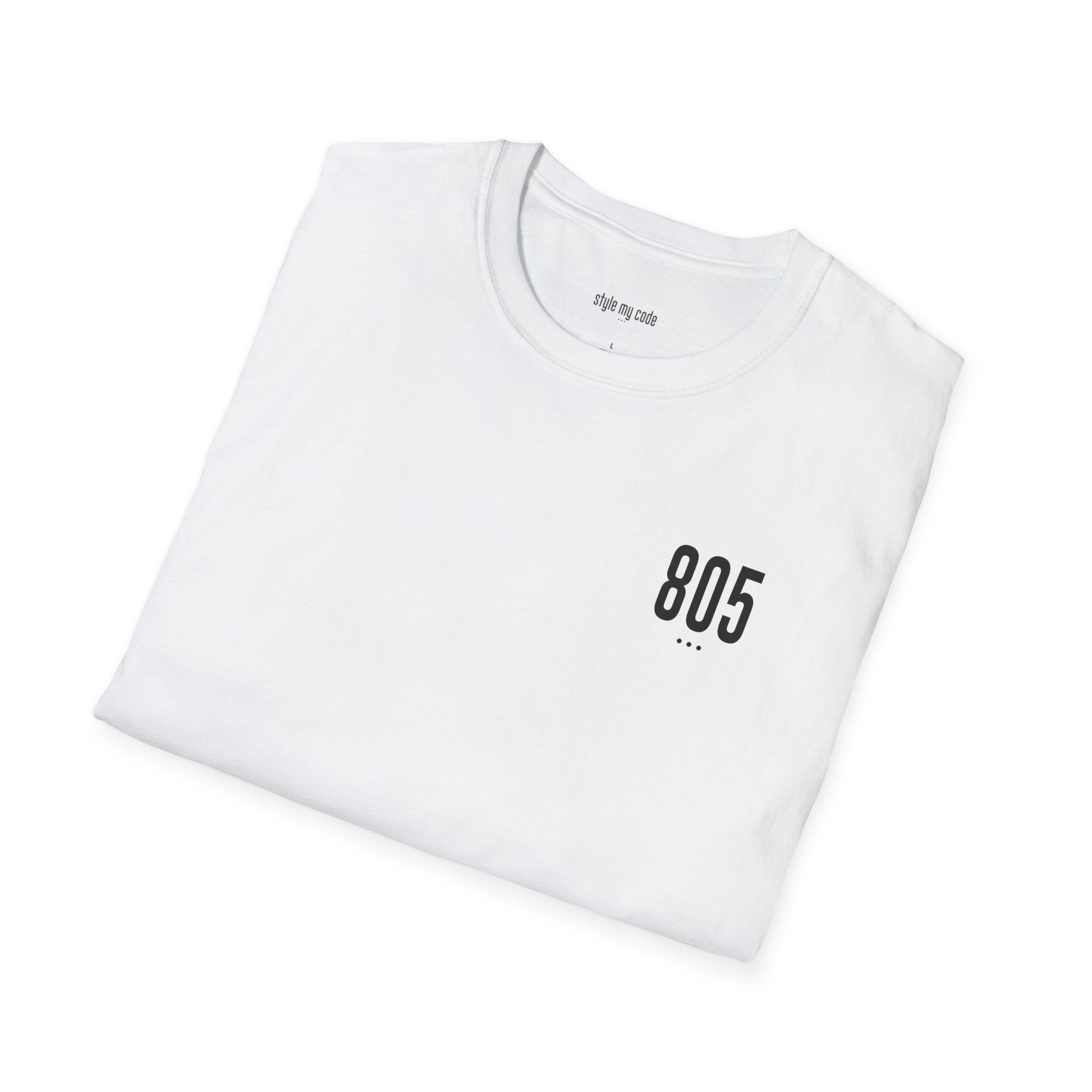 805 Black Logo Unisex Soft-style T-Shirt