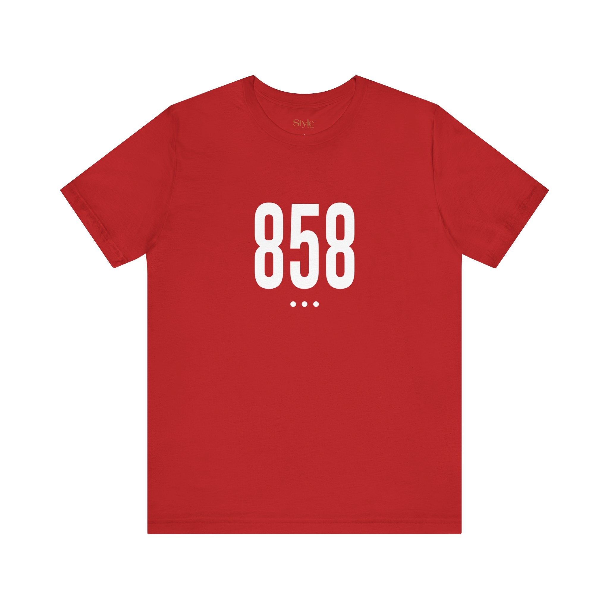 858 White Code Southern California Unisex Tee